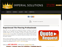 Tablet Screenshot of imperialsolutionsllc.com